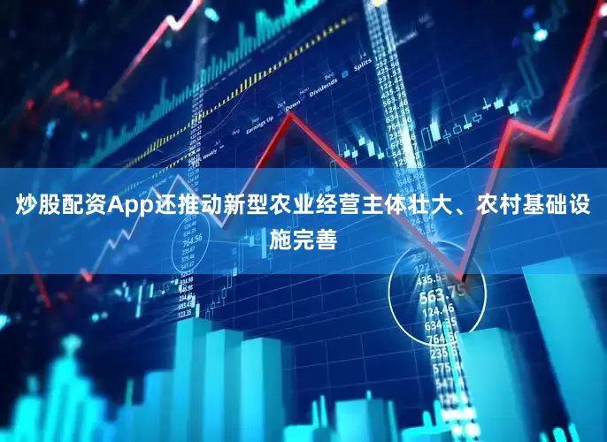炒股配资App还推动新型农业经营主体壮大、农村基础设施完善