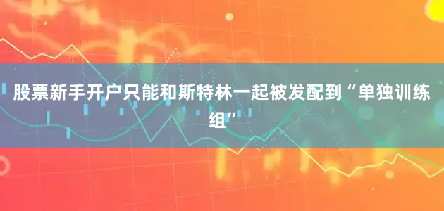 股票新手开户只能和斯特林一起被发配到“单独训练组”