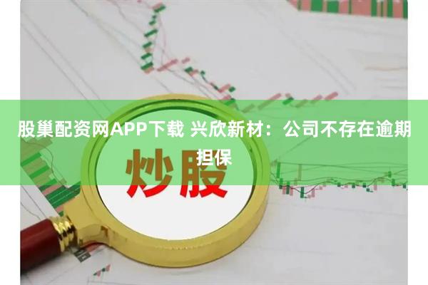 股巢配资网APP下载 兴欣新材：公司不存在逾期担保
