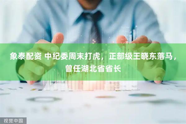 象泰配资 中纪委周末打虎，正部级王晓东落马，曾任湖北省省长